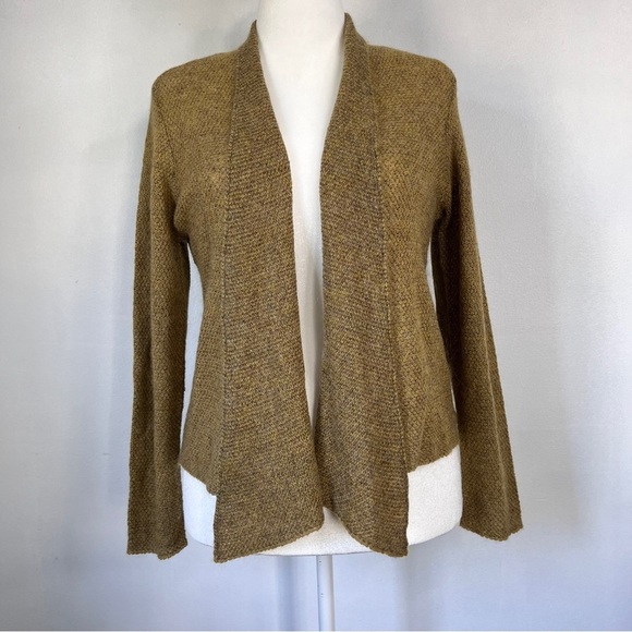 Eileen Fisher Sweaters - Eileen Fisher Open Front Cardigan Sweater Size PL Wool Mohair Cashmere blend